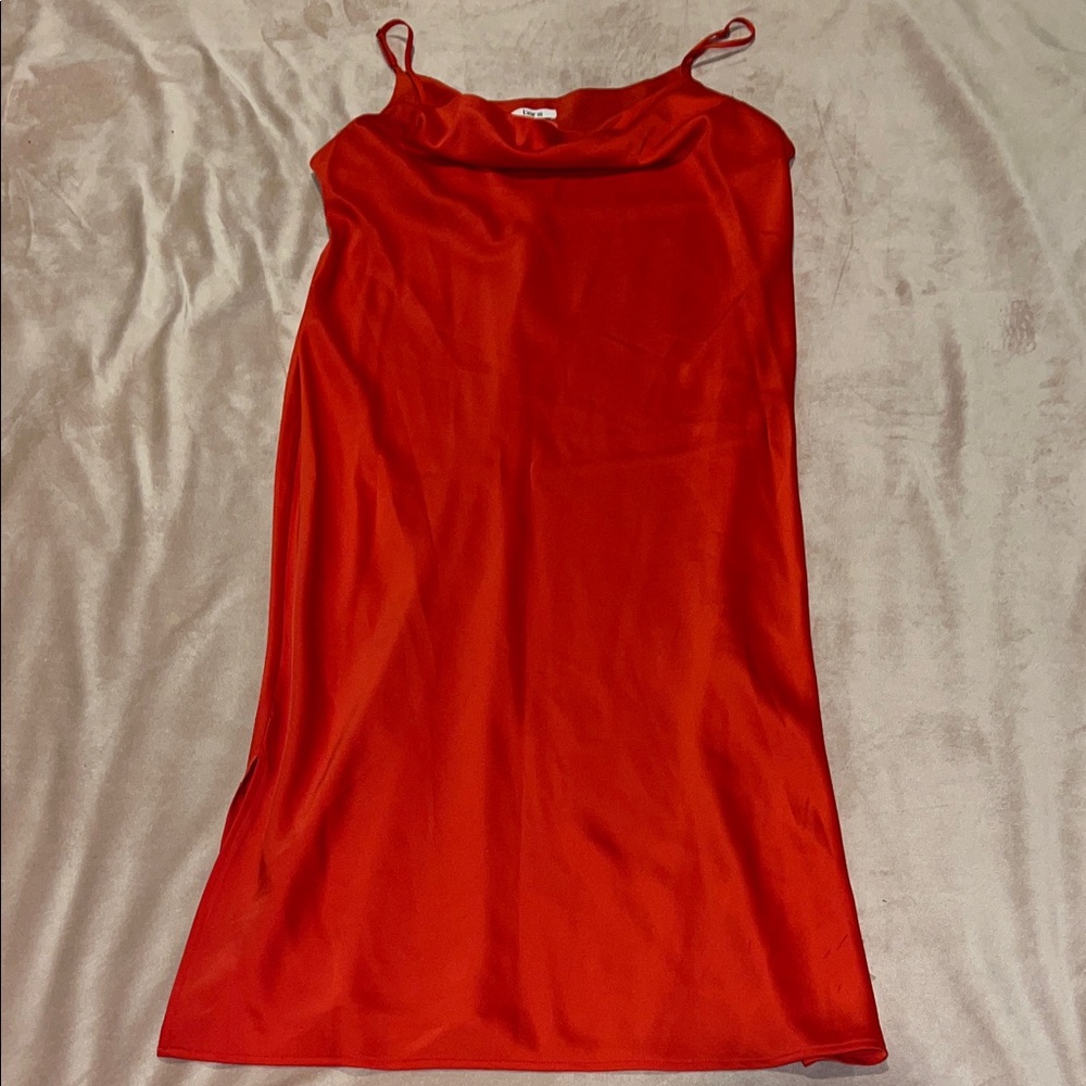 Bar III Red Slip Dress
